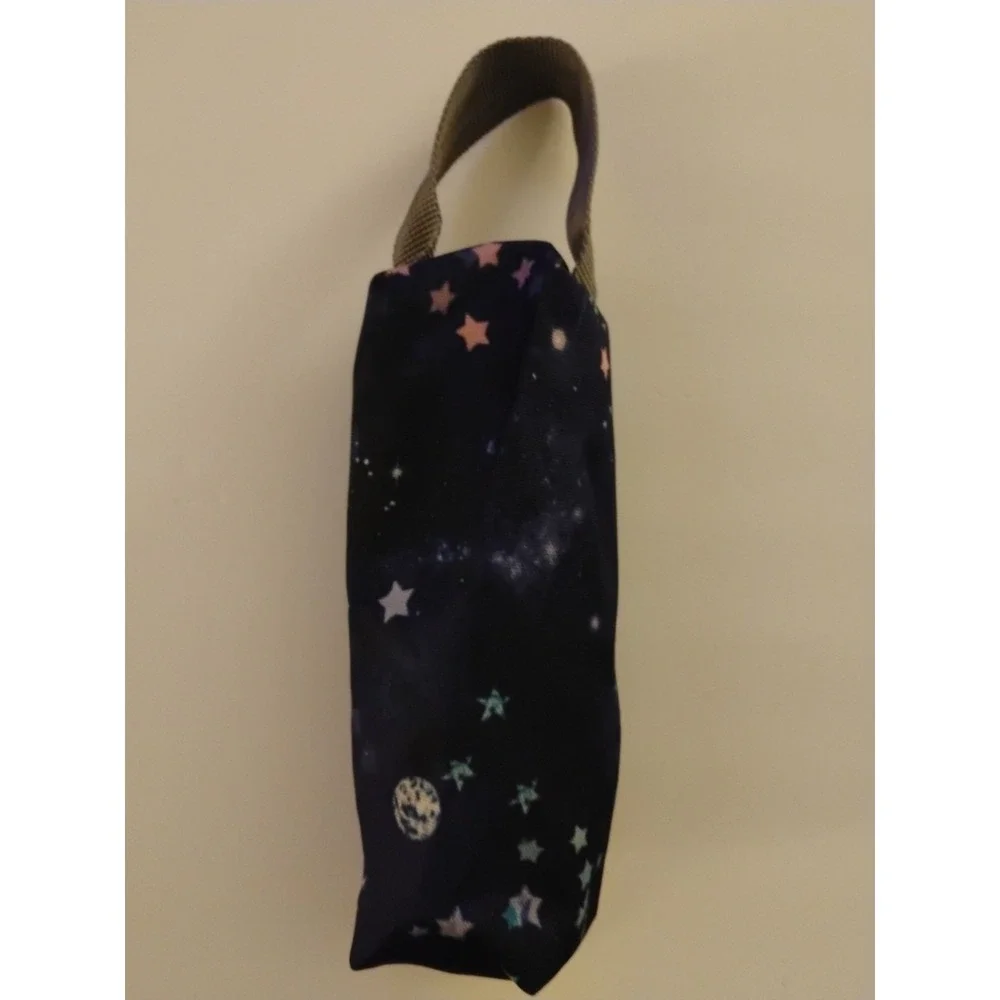 Tilami Deep Blue Galaxy Zippered Pencil Bag 10 Inches Including Handle